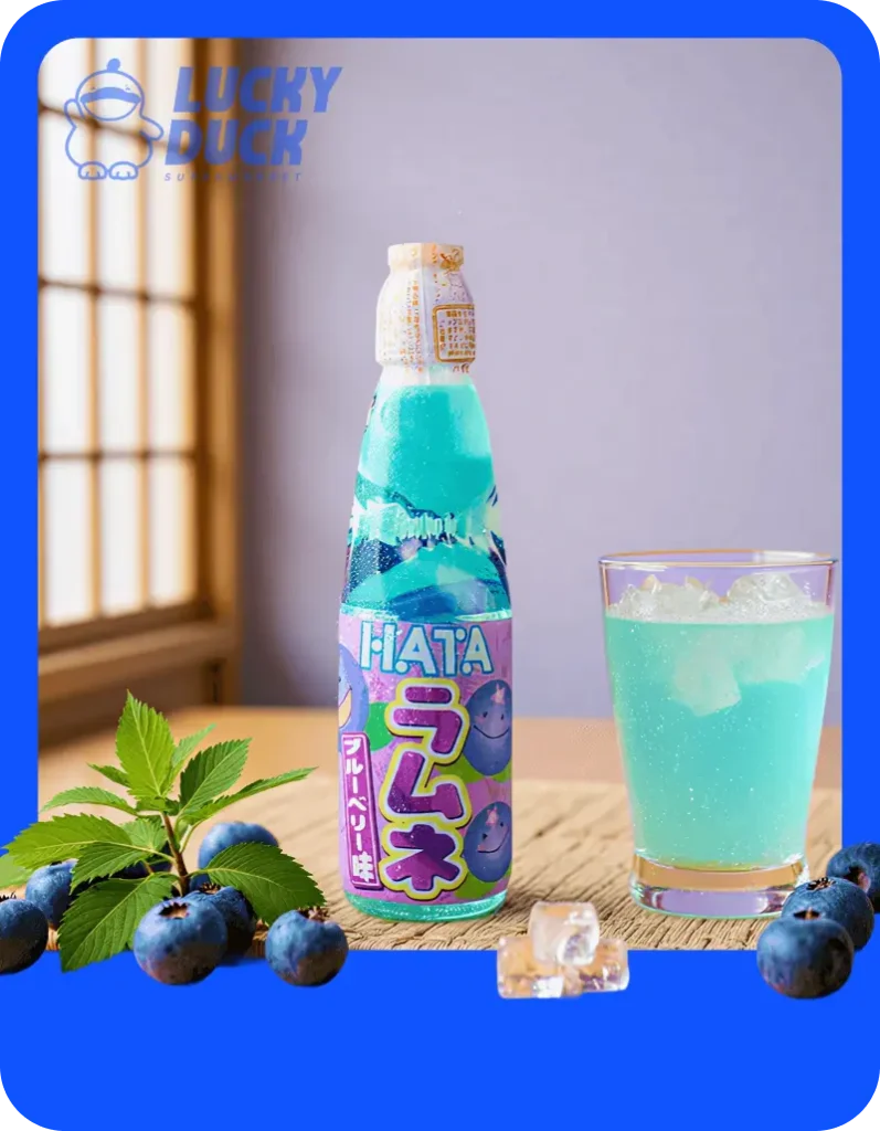 Hata Blueberry Ramune Soda 200ml/Bottle (J)