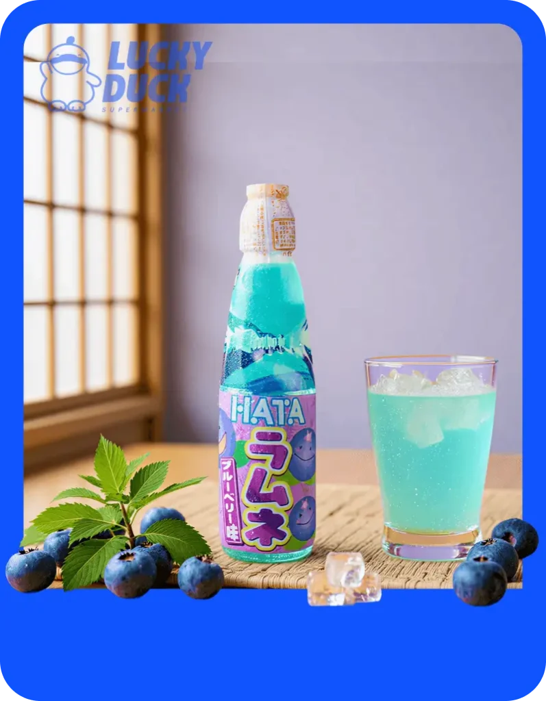 Hata Blueberry Ramune Soda 200ml/Bottle (J)